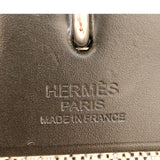 エルメス HERMES エールバッグジップMM D刻 ブルー・ブラック トワル・ハンター ユニセックス ショルダーバッグ