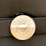 エルメス HERMES エールバッグジップMM D刻 ブルー・ブラック トワル・ハンター ユニセックス ショルダーバッグ