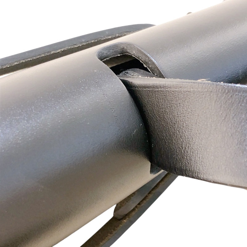 エルメス HERMES エールバッグジップMM D刻 ブルー・ブラック トワル・ハンター ユニセックス ショルダーバッグ