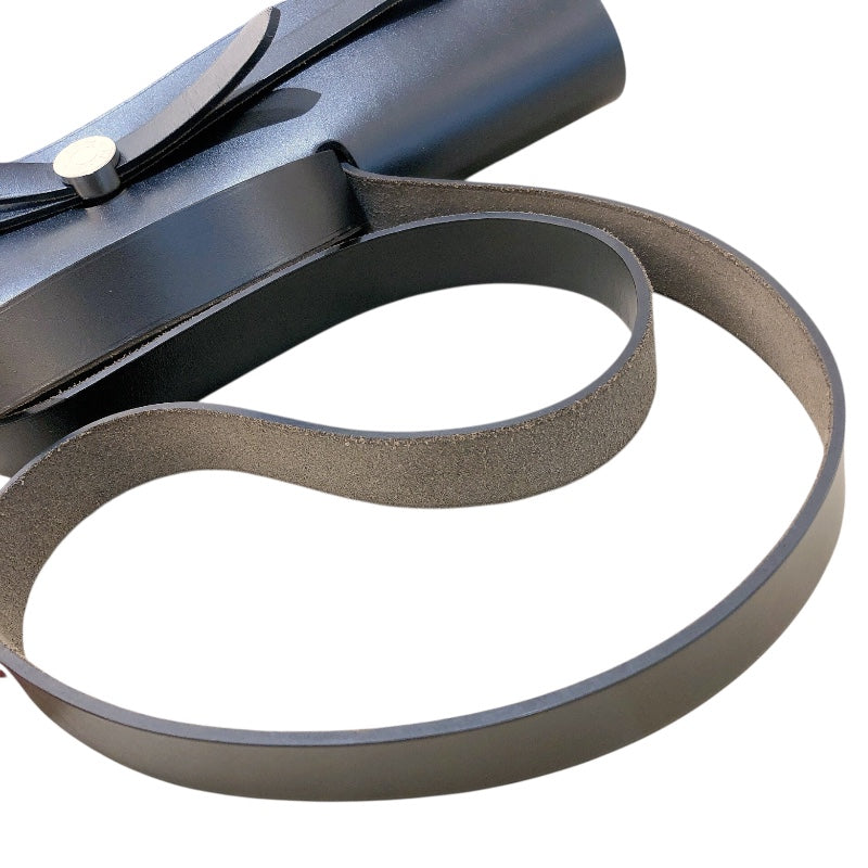 エルメス HERMES エールバッグジップMM D刻 ブルー・ブラック トワル・ハンター ユニセックス ショルダーバッグ