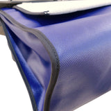 エルメス HERMES エールバッグジップMM D刻 ブルー・ブラック トワル・ハンター ユニセックス ショルダーバッグ