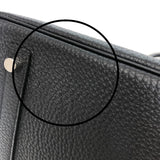 エルメス HERMES バーキン35 B刻 ブラック シルバー金具 トゴ レディース ハンドバッグ