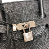 エルメス HERMES バーキン35 B刻 ブラック シルバー金具 トゴ レディース ハンドバッグ