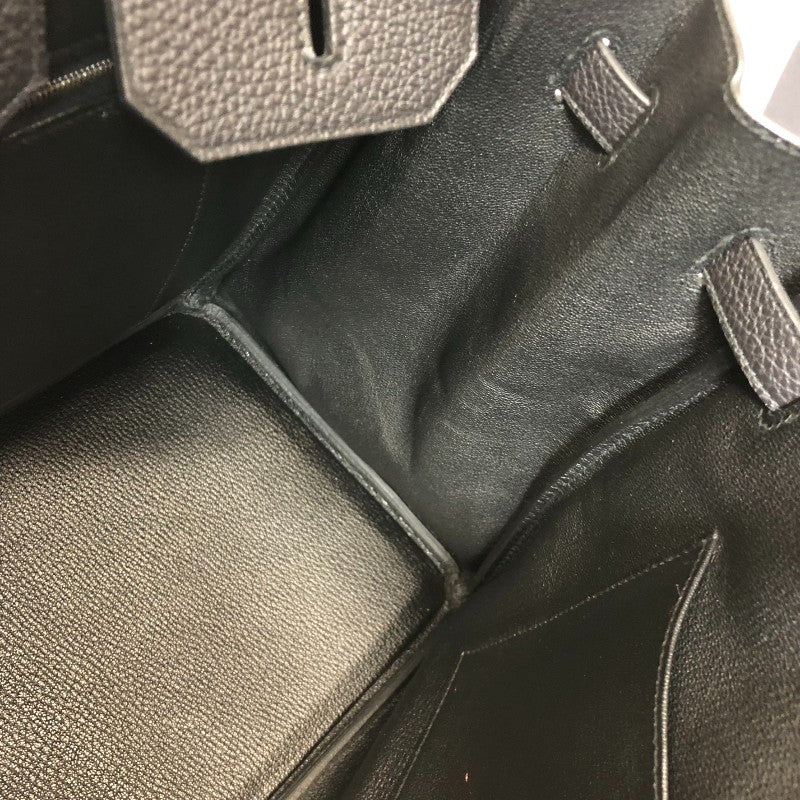 エルメス HERMES バーキン35 B刻 ブラック シルバー金具 トゴ レディース ハンドバッグ