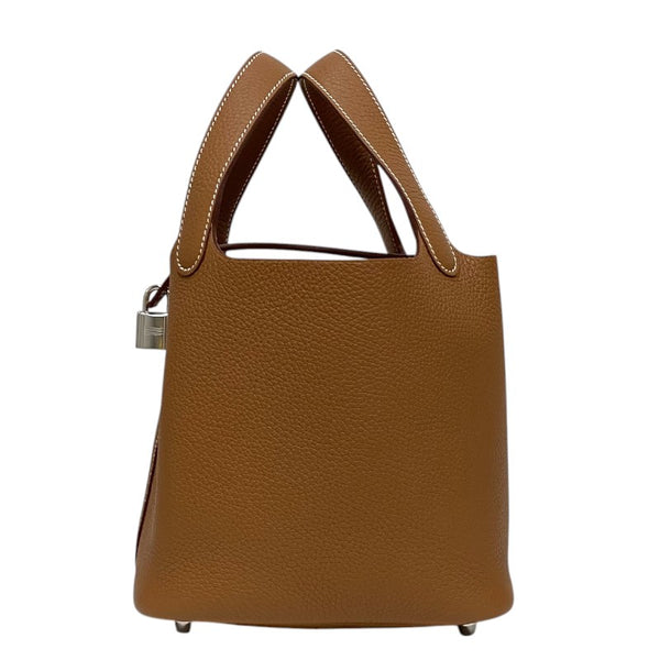 エルメス HERMES ピコタンロックPM K刻 ゴールド ゴールド金具 トリヨン レディース トートバッグ