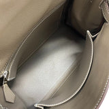 エルメス HERMES ケリー25 内縫い W刻 エトゥープ シルバー金具 トゴ レディース ハンドバッグ