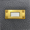 エルメス HERMES ケリー28 内縫い W刻 ブラック ゴールド金具 トゴ レディース ハンドバッグ