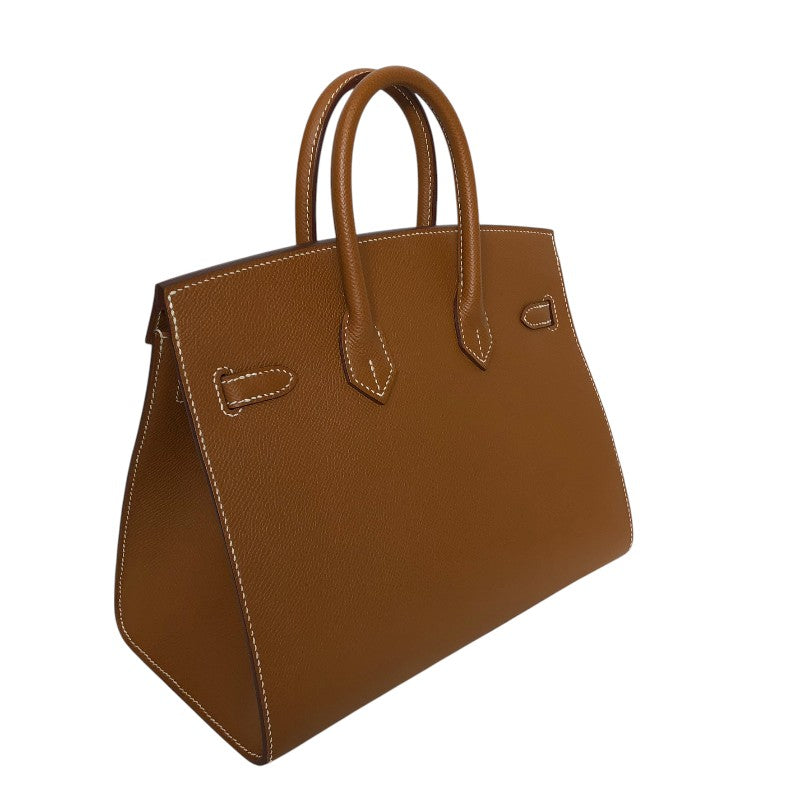エルメス HERMES バーキン25セリエ W刻印 ゴールド ゴールド金具 ヴォーエプソン レディース ハンドバッグ