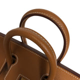 エルメス HERMES バーキン25セリエ W刻印 ゴールド ゴールド金具 ヴォーエプソン レディース ハンドバッグ