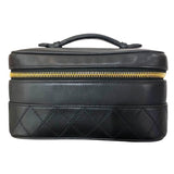 シャネル CHANEL ビコローレ　バニティバッグ A01618 ブラック/GD ラム レディース ポーチ