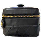 シャネル CHANEL ビコローレ　バニティバッグ A01618 ブラック/GD ラム レディース ポーチ
