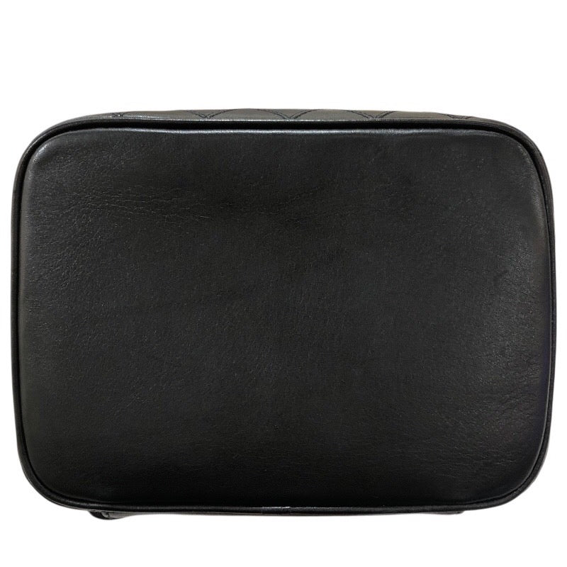 シャネル CHANEL ビコローレ　バニティバッグ A01618 ブラック/GD ラム レディース ポーチ