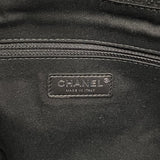 シャネル CHANEL ドーヴィル ラージ A66941 ブラック シルバー金具 ベロア/レザー レディース トートバッグ ショルダーバッグ
