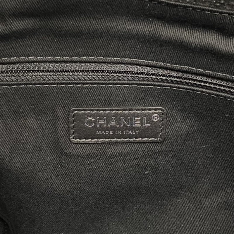 シャネル CHANEL ドーヴィル ラージ A66941 ブラック シルバー金具 ベロア/レザー レディース トートバッグ ショルダーバッグ