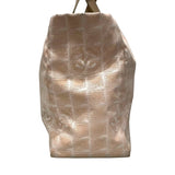 シャネル CHANEL ニュートラベルライントートMM A15991 ベージュ ナイロンジャガード レディース トートバッグ