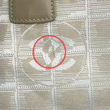 シャネル CHANEL ニュートラベルライントートMM A15991 ベージュ ナイロンジャガード レディース トートバッグ