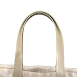 シャネル CHANEL ニュートラベルライントートMM A15991 ベージュ ナイロンジャガード レディース トートバッグ