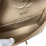 シャネル CHANEL マトラッセ25 A01112 15番台 ベージュ ゴールド金具 キャビアスキン レディース ショルダーバッグ