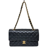 シャネル CHANEL マトラッセ25 A01112 ブラック ゴールド金具 キャビアスキン レディース ショルダーバッグ