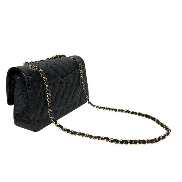 シャネル CHANEL マトラッセ25 A01112 ブラック ゴールド金具 キャビアスキン レディース ショルダーバッグ