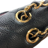 シャネル CHANEL マトラッセ25 A01112 ブラック ゴールド金具 キャビアスキン レディース ショルダーバッグ