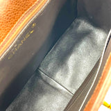 シャネル CHANEL マトラッセ レザーショルダーバッグ 4番台 ブラウン ゴールド金具 キャビアスキン レディース ショルダーバッグ