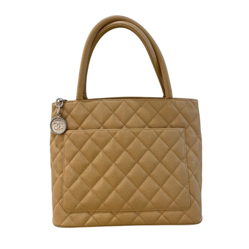 シャネル CHANEL 復刻トート A01804 ベージュ シルバー金具