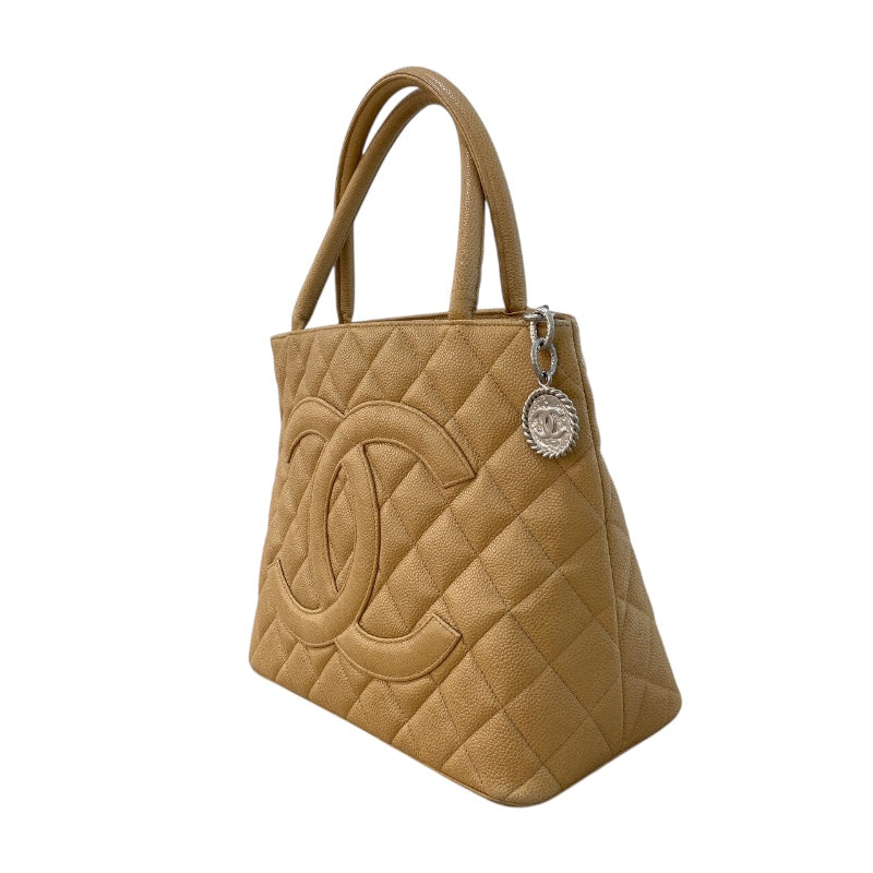 ★美品★CHANEL 復刻トート　ベージュ CHANEL シャネル 復刻トート ココマーク トートバッグ キャビア