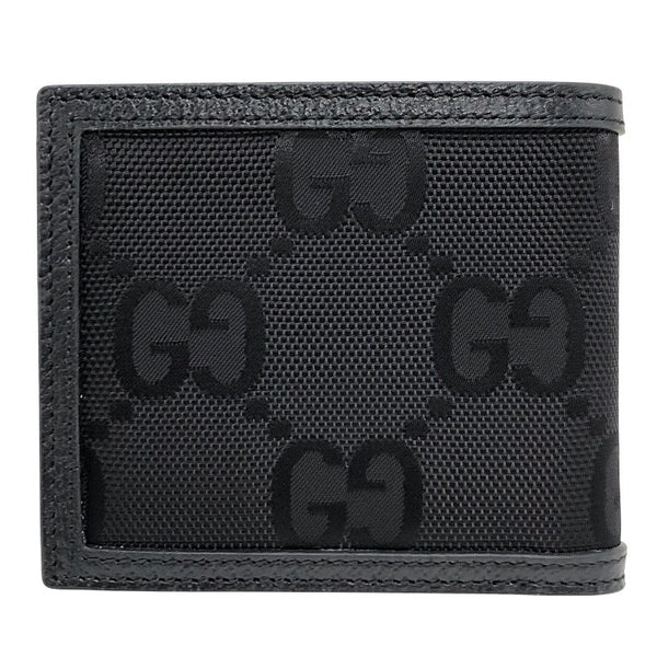 グッチ GUCCI オフザグリッド 625573 ブラック GGナイロン メンズ 二つ折り財布