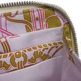 エルメス HERMES アザップコンパクト シルクイン B刻 クレ シルバー金具 エプソン レディース 二つ折り財布