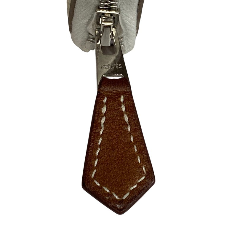 エルメス HERMES アザップコンパクト シルクイン B刻 クレ シルバー金具 エプソン レディース 二つ折り財布