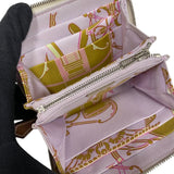 エルメス HERMES アザップコンパクト シルクイン B刻 クレ シルバー金具 エプソン レディース 二つ折り財布