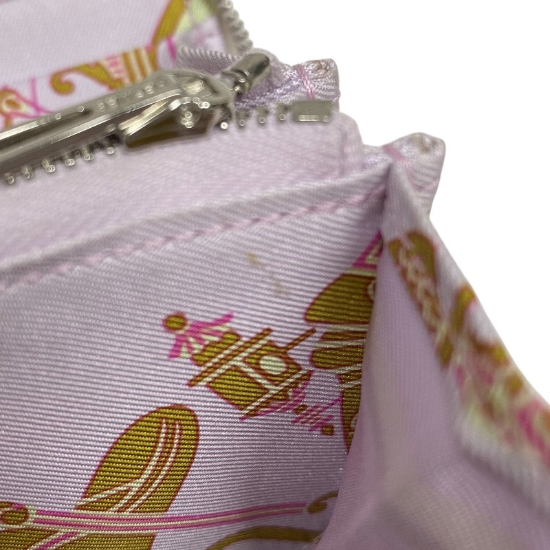 エルメス HERMES アザップコンパクト シルクイン B刻 クレ シルバー金具 エプソン レディース 二つ折り財布