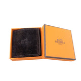 エルメス HERMES ポップアップミニピアス ホワイト シルバー金具 エナメル・メタル アクセサリー