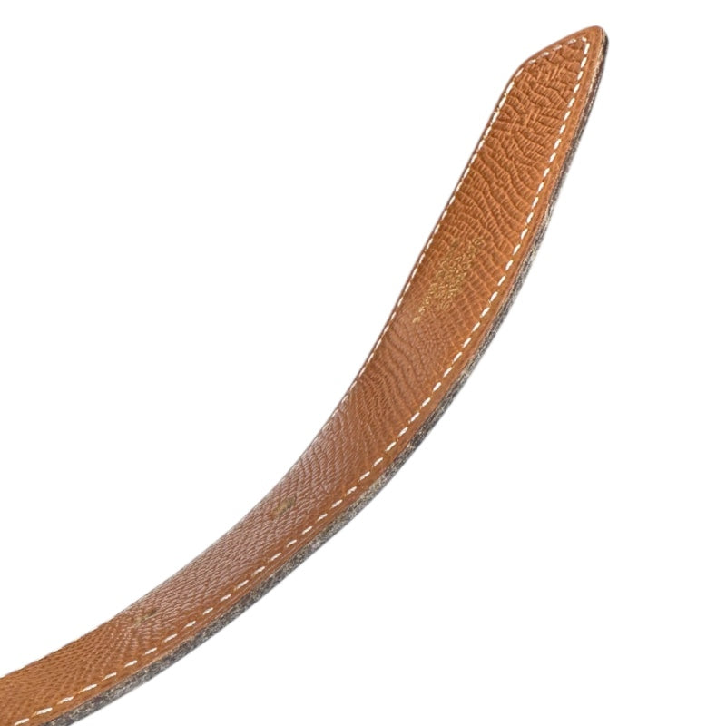 エルメス HERMES コンスタンス B□刻印 ブラック/ゴールド ボックスカーフ・クシュベル レディース ベルト
