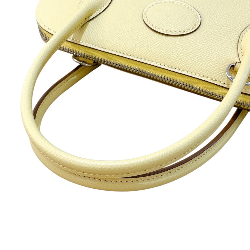 エルメス HERMES ボリード27 □R刻 ジョーヌプッサン エプソン レディース ハンドバッグ