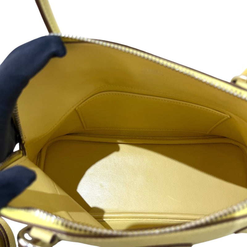 エルメス HERMES ボリード27 □R刻 ジョーヌプッサン エプソン レディース ハンドバッグ