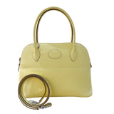 エルメス HERMES ボリード27 □R刻 ジョーヌプッサン エプソン レディース ハンドバッグ