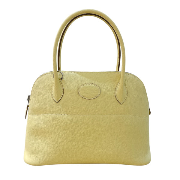 エルメス HERMES ボリード27 □R刻 ジョーヌプッサン エプソン レディース ハンドバッグ