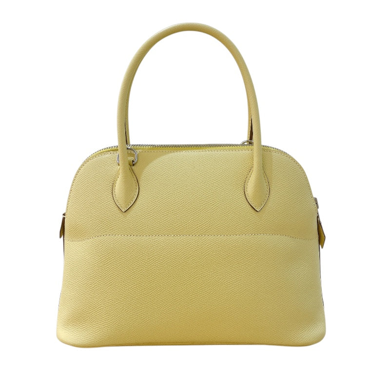 エルメス HERMES ボリード27 □R刻 ジョーヌプッサン エプソン レディース ハンドバッグ