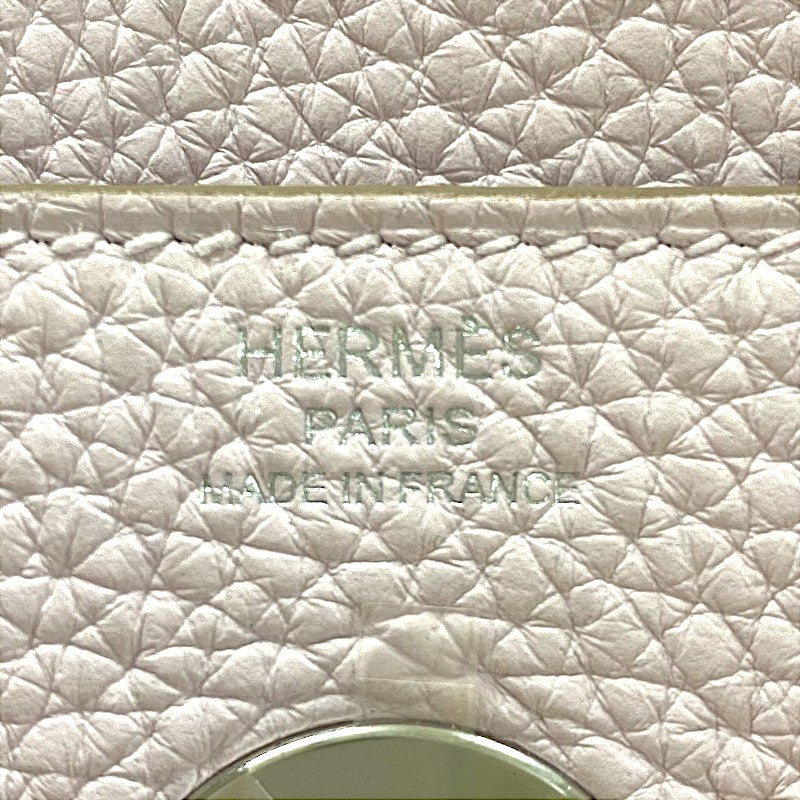 エルメス HERMES リンディ26 ヴェルソ U刻 モーヴペール×ナタ シルバー金具 トリヨン レディース ハンドバッグ