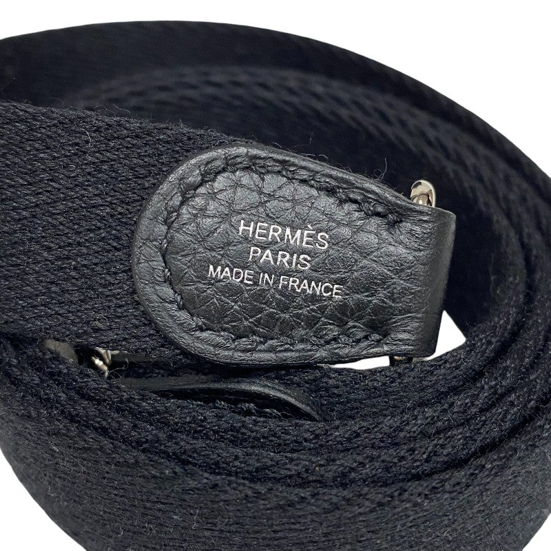 エルメス HERMES エヴリンTPM ブラック シルバー金具 トリヨン レディース ショルダーバッグ