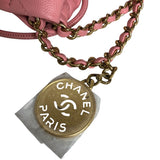 シャネル CHANEL CHANEL22 ミニバッグ AS3980 コーラルピンク ゴールド金具 ソフトキャビアスキン レディース ハンドバッグ