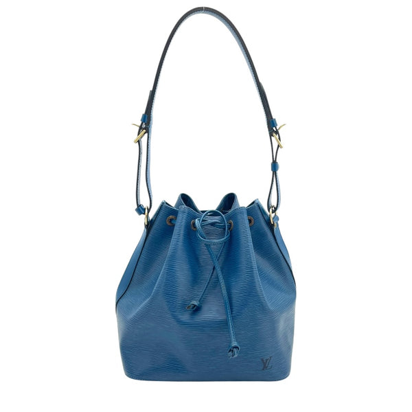 ルイ・ヴィトン LOUIS VUITTON プチ・ノエ M44005 トレドブルー エピレザー レディース ショルダーバッグ