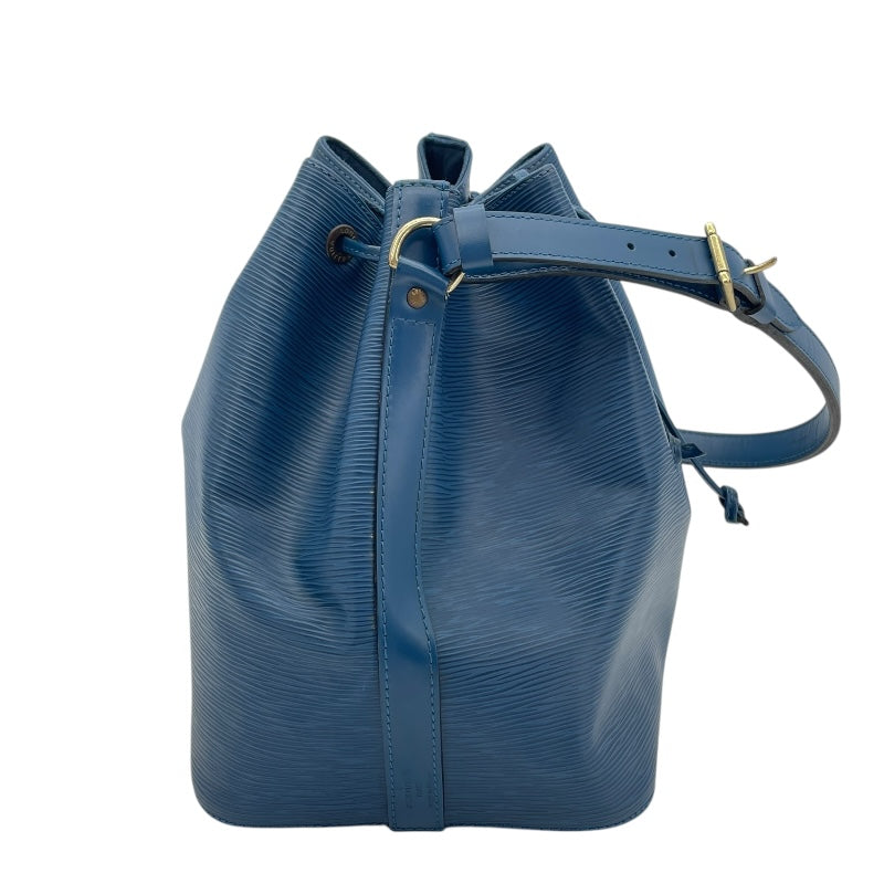 ルイ・ヴィトン LOUIS VUITTON プチ・ノエ M44005 トレドブルー エピレザー レディース ショルダーバッグ