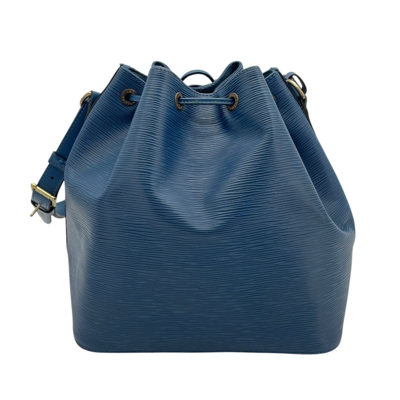 ルイ・ヴィトン LOUIS VUITTON プチ・ノエ M44005 トレドブルー エピレザー レディース ショルダーバッグ
