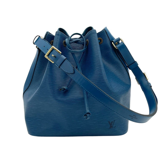 ルイ・ヴィトン LOUIS VUITTON プチ・ノエ M44005 トレドブルー エピレザー レディース ショルダーバッグ