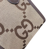 グッチ GUCCI ジャンボGG　ミニトートバッグ ブラウン ジャンボGGキャンバス レディース ショルダーバッグ