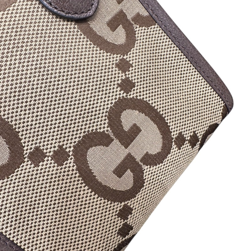 グッチ GUCCI ジャンボGG　ミニトートバッグ ブラウン ジャンボGGキャンバス レディース ショルダーバッグ