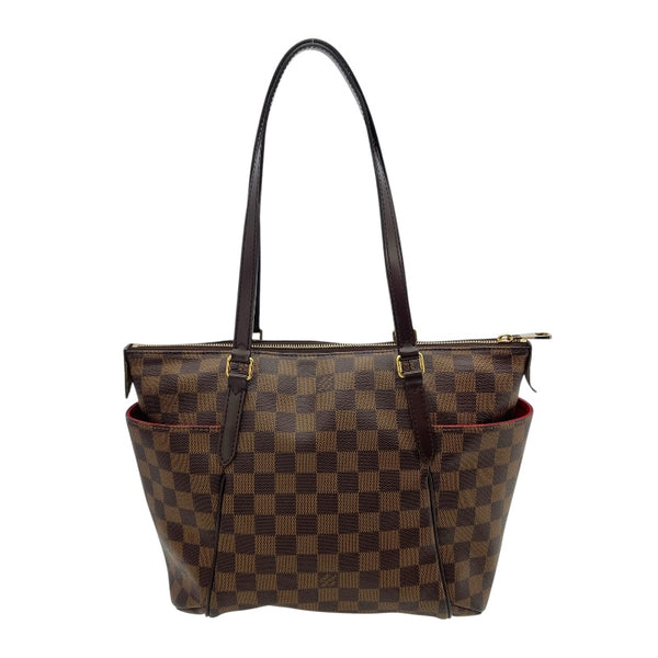ルイ・ヴィトン LOUIS VUITTON トータリーPM N41282 エベヌ ダミエ・エベヌ レディース トートバッグ